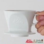 【日本】Kalita101系列 傳統陶製三孔濾杯(簡約白)